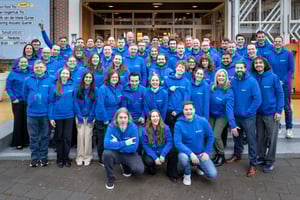 Bluerockers with Blue hoodies