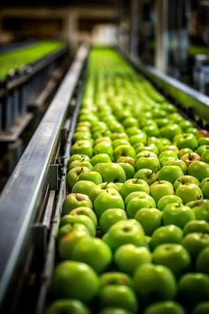 close-up-apples-being-processed